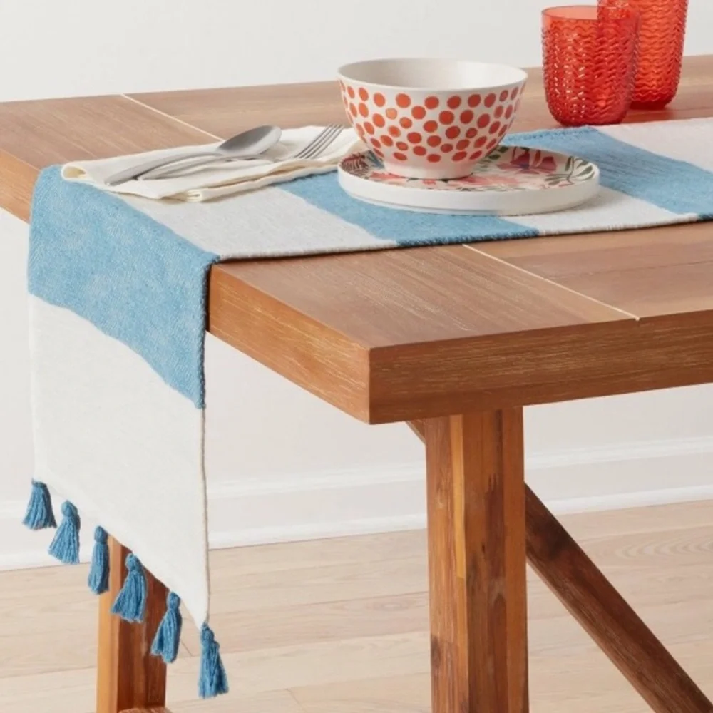 Opalhouse Cotton Preppy Striped Table Runner